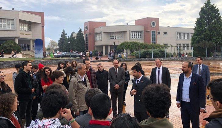 Rektör Aldemir öğrenciler bir araya geldi G3