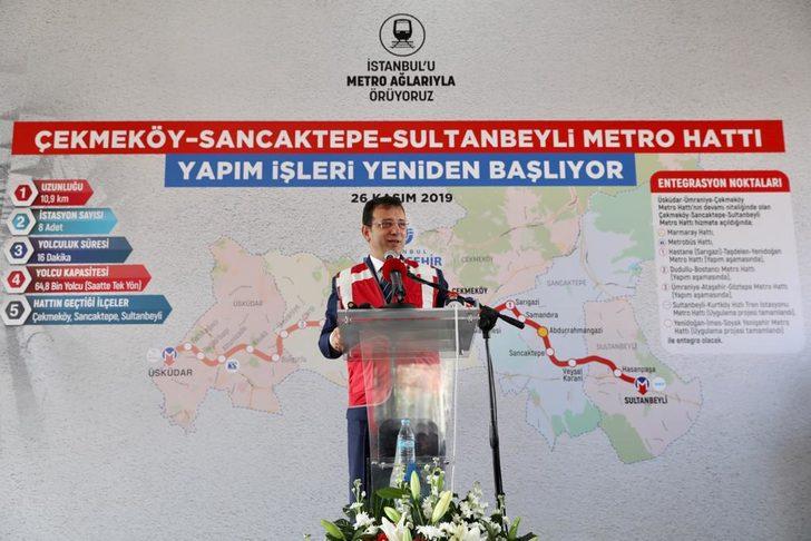 Çekmeköy-Sancaktepe-Sultanbeyli Metro Hattı’nda çalışmalar yeniden başladı G2