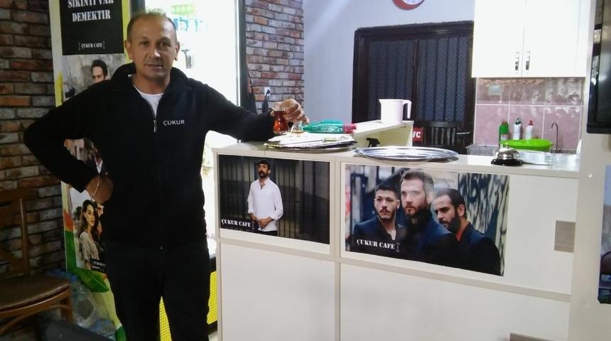 Diziden etkilendi kafe açtı