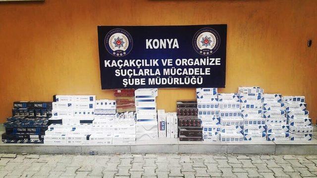 Konya’da durdurulan tırlardan 54 bin litre kaçak akaryakıt çıktı