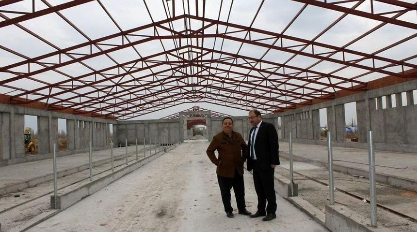 Erzincan&rsquo;da 500 Başlık D&uuml;ve &Uuml;retim Merkezi inşaatı hızla devam ediyor