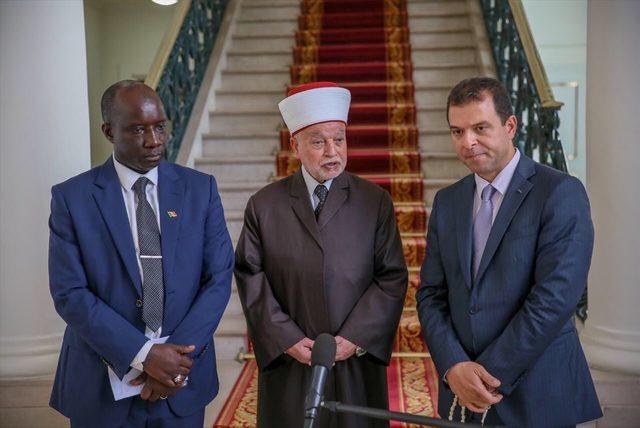 Senegal Cumhurbaşkanı, Filistin Müftüsünü kabul etti<br />
