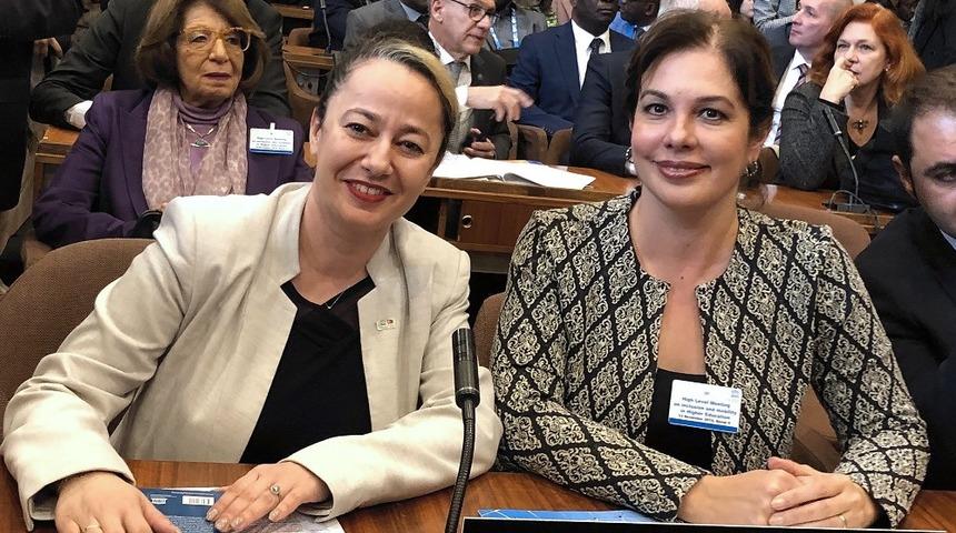 UNESCO&rsquo;da m&uuml;ltecilerin T&uuml;rkiye&rsquo;deki y&uuml;ksek&ouml;ğrenimlerini anlattılar