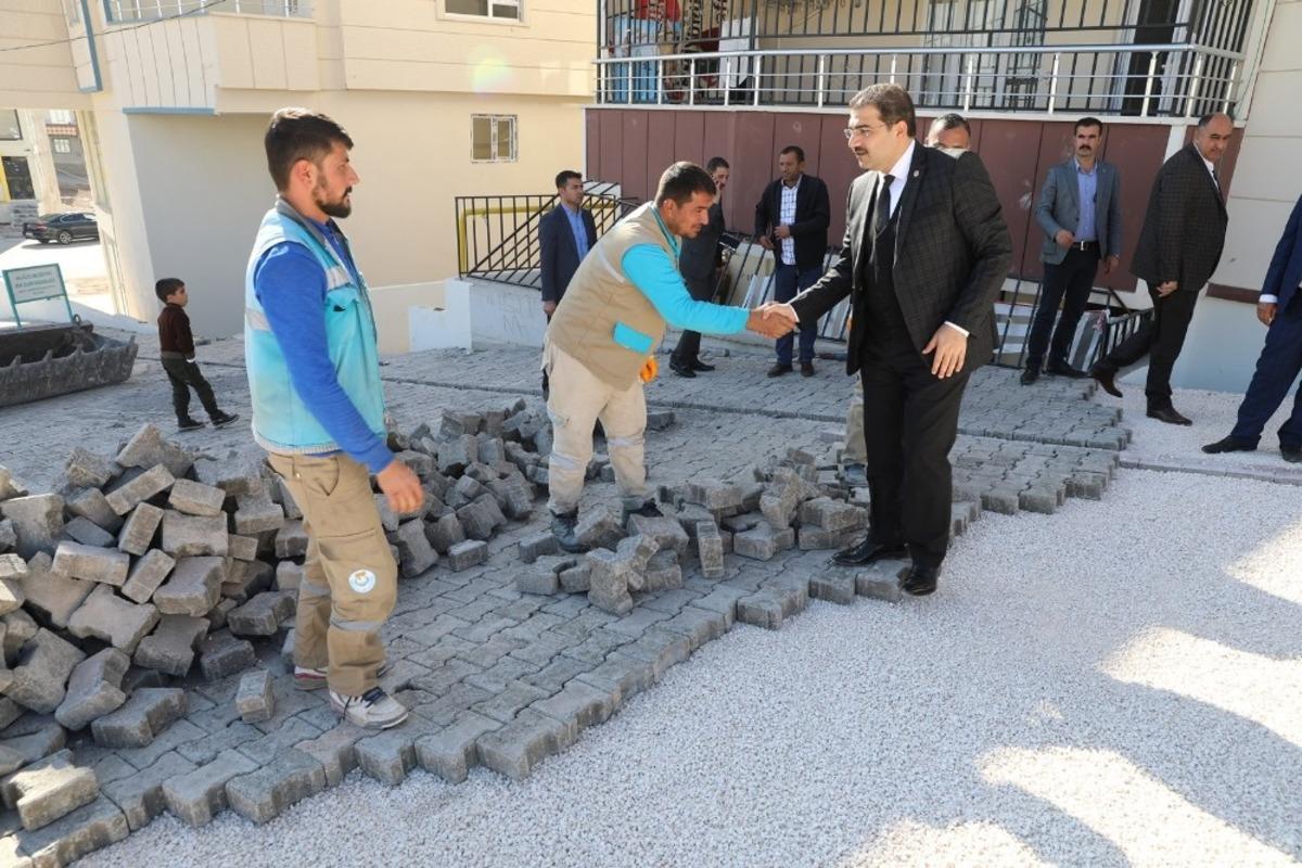 Canpolat &ccedil;alışmaları yerinde inceledi