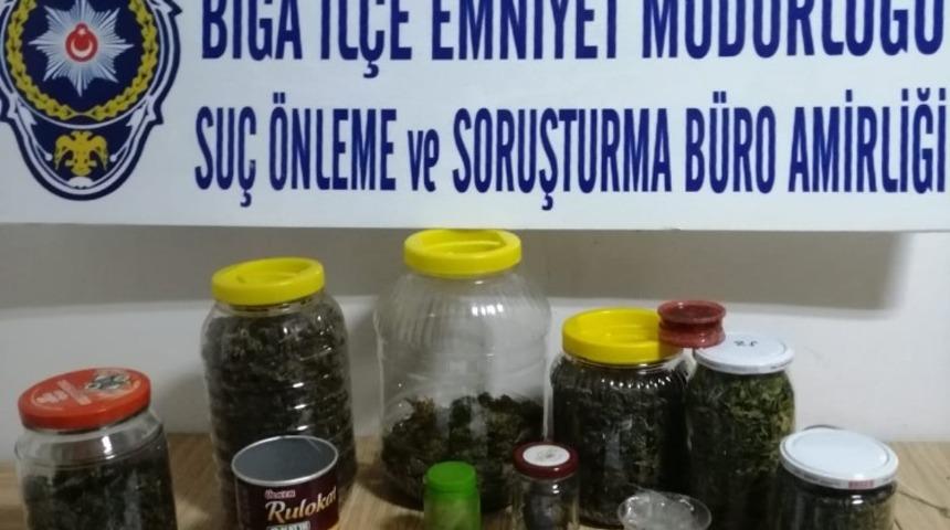 Çanakkale’de uyuşturucu operasyonu: 2 gözaltı