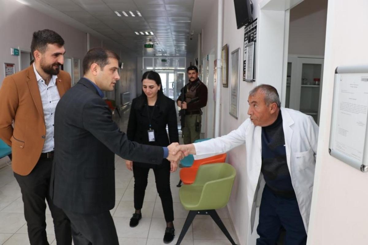 Kaymakam Erat&rsquo;tan sağlık kuruluşlarına ziyaret