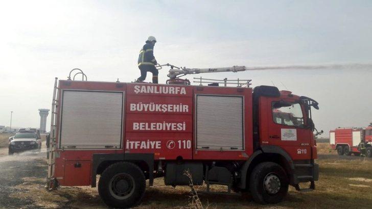 Şanlıurfa’da gerçeğini aratmayan uçak yangını tatbikatı G3