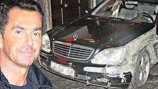 Arabayı dağıttı bara gitti