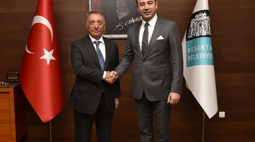 Beşiktaş Başkanı Çebi'den Başkan Akpolat iade-i ziyaret