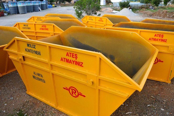 Alanya Belediyesinde moloz temizlik hizmeti G3