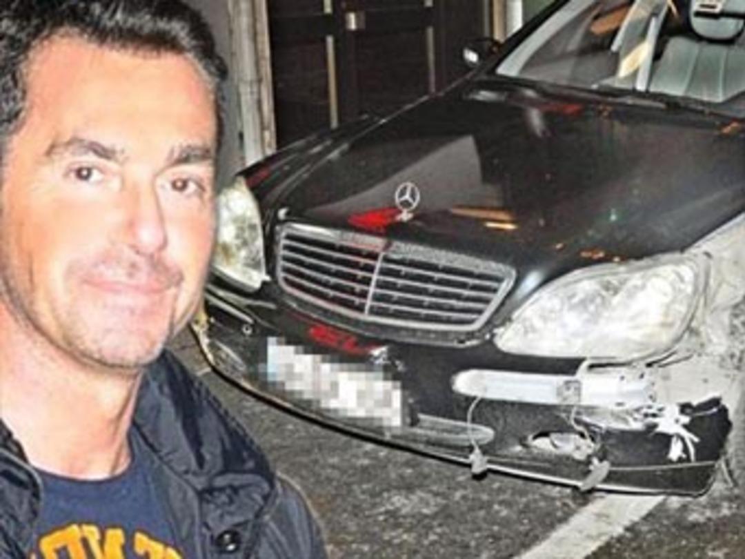 Arabayı dağıttı bara gitti