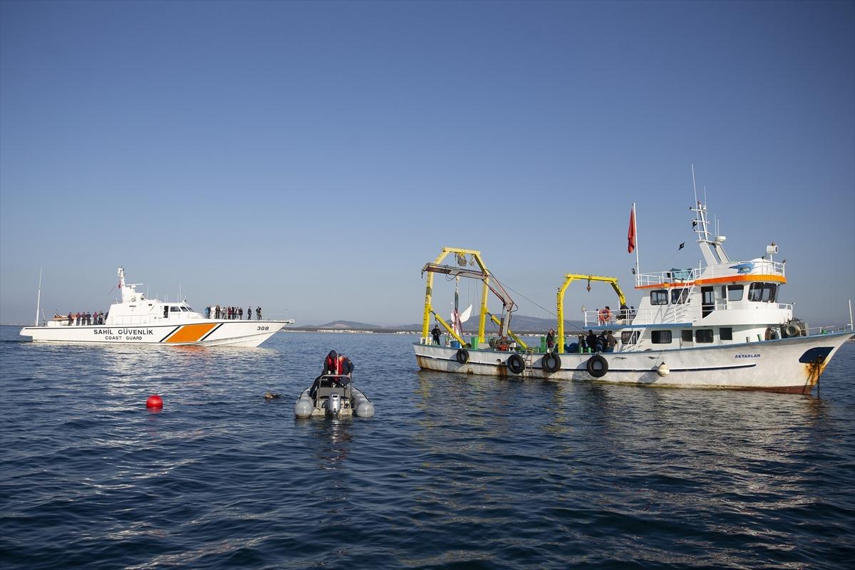 Enez'de bulunan tarihi eserlerin kopyaları Ege'ye bırakıldı