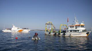 Enez'de bulunan tarihi eserlerin kopyaları Ege'ye bırakıldı