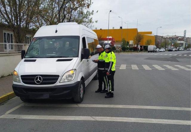 Okul servisleri denetlendi, 91 araç trafikten men edildi