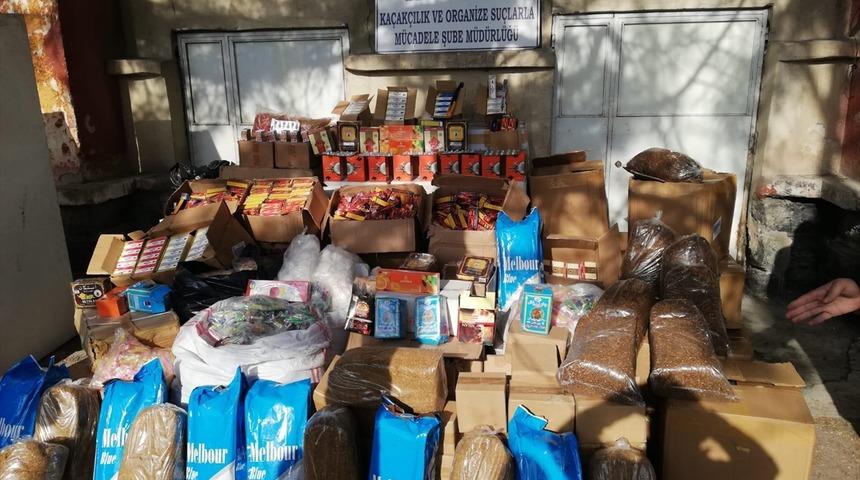 Kayseri'de ka&ccedil;ak t&uuml;t&uuml;n operasyonu