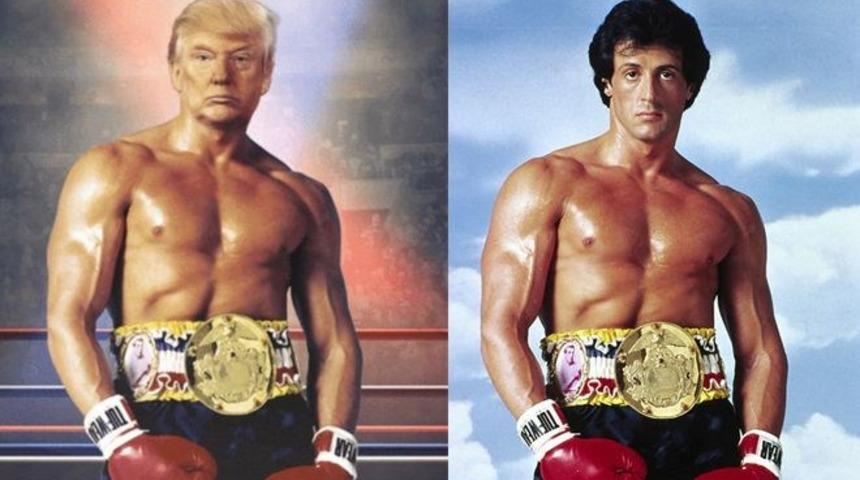 ABD Başkanı Donald Trump'tan ilginç paylaşım! Azil soruşturmasına 'Rock Balboa'lı gönderme