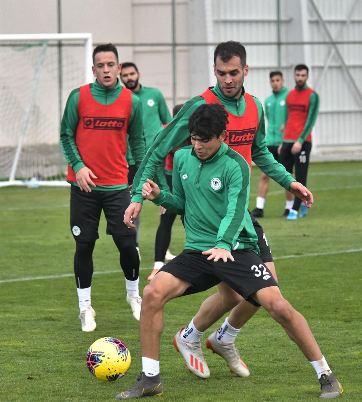 Konyaspor'da &Ccedil;aykur Rizespor ma&ccedil;ı hazırlıkları