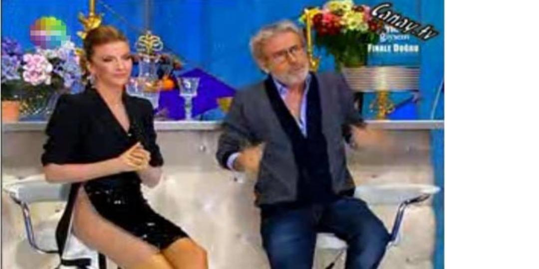 İvana i&ccedil; &ccedil;amaşırsız canlı yayında