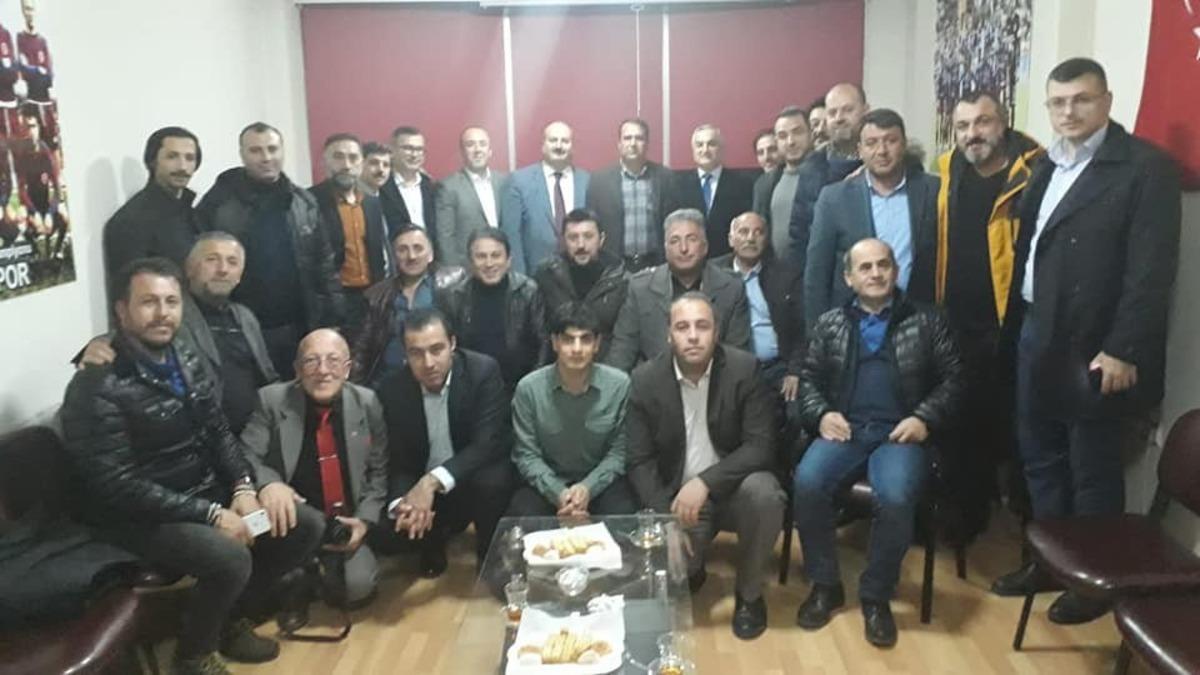 Trabzon heyeti, Van Trabzonsporlular Derneği&rsquo;ni ziyaret etti