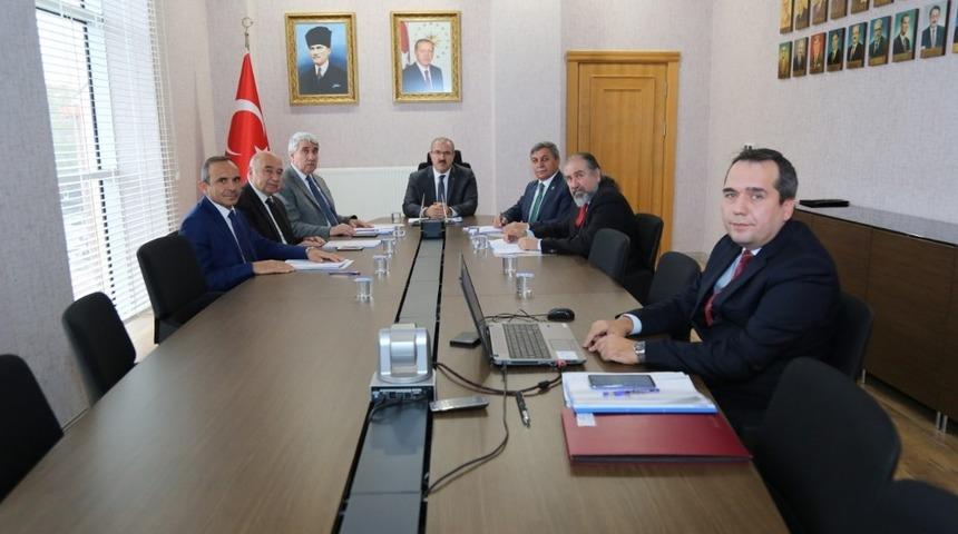 Zafer Organize Sanayi B&ouml;lgesi Toplantısı Vali Toraman başkanlığında yapıldı