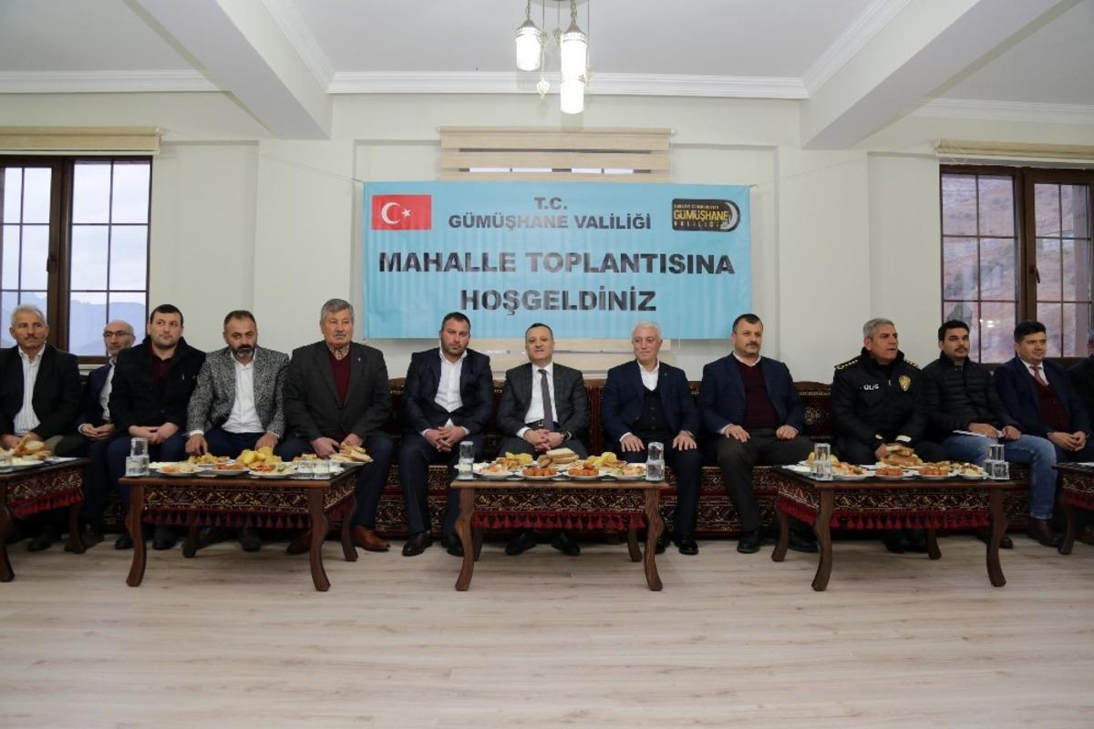 G&uuml;m&uuml;şhane&rsquo;de mahalle toplantıları devam ediyor