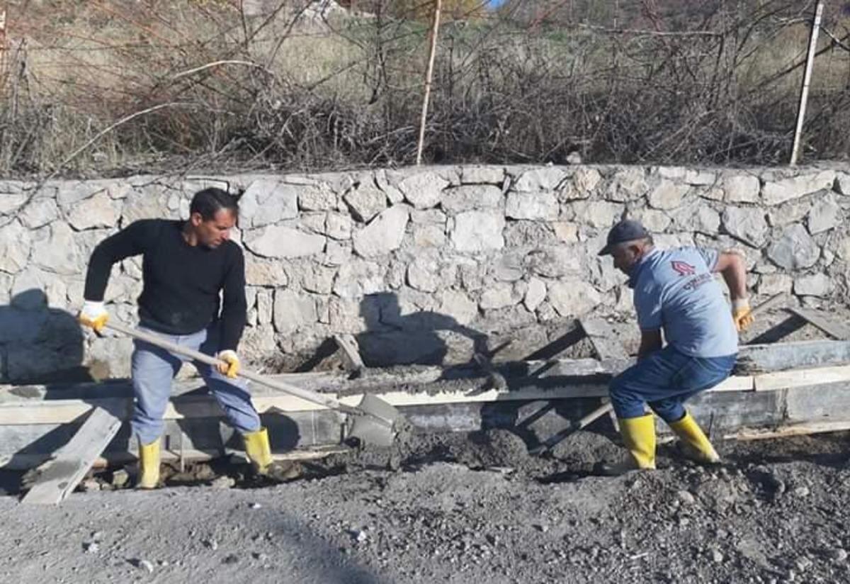 &Ccedil;ukurca Belediyesinden sulama kanalı yapımı