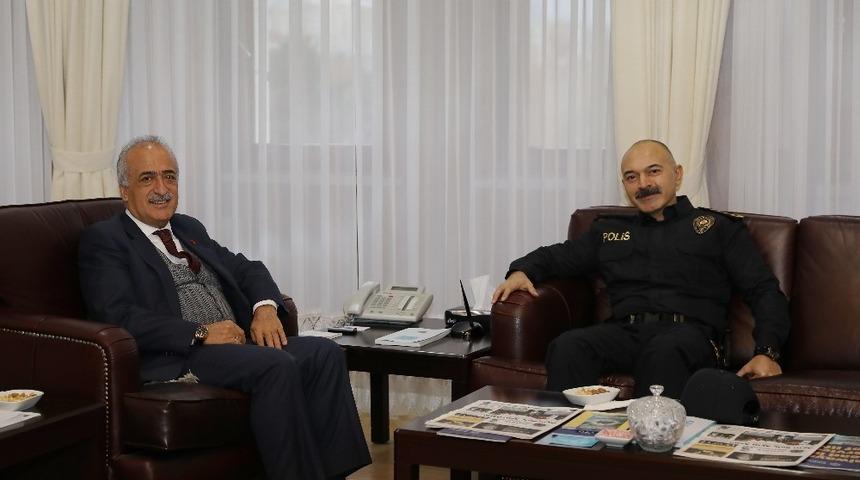 POMEM M&uuml;d&uuml;r&uuml;nden Rekt&ouml;r &Ccedil;omaklı&rsquo;ya ziyaret