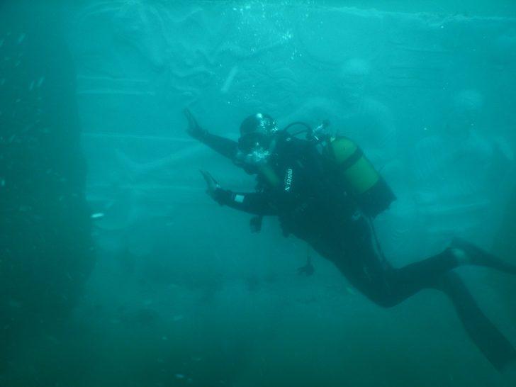 Saros Körfezi'ne batırılan eserler, su altında ilk kez görüntülendi G4