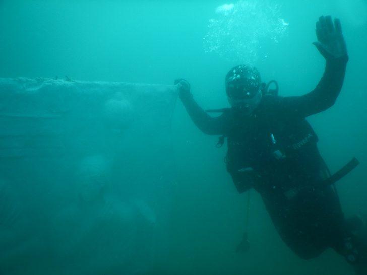 Saros Körfezi'ne batırılan eserler, su altında ilk kez görüntülendi G5