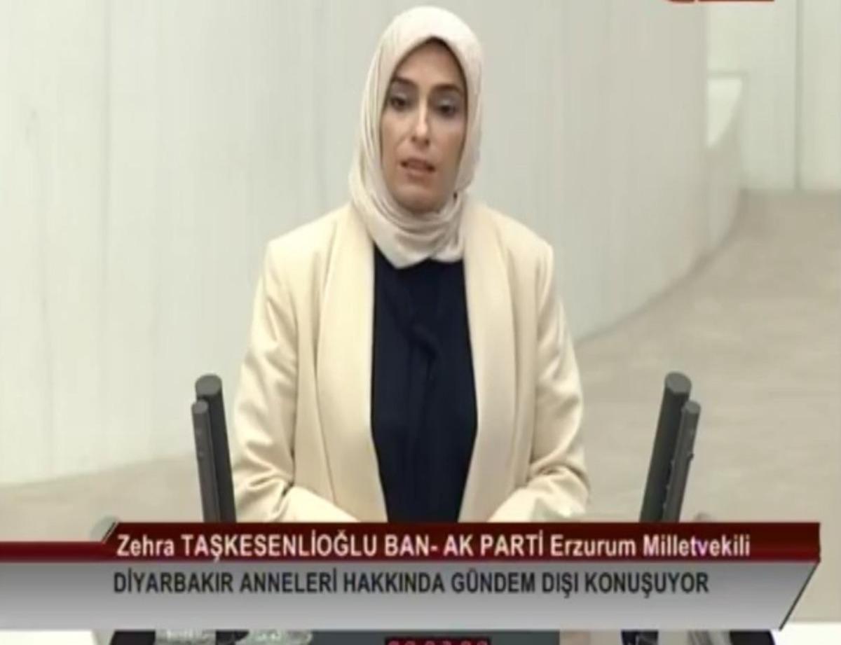 AK Parti MKYK &Uuml;yesi ve Erzurum Milletvekili Zehra Taşkesenlioğlu: &ldquo;Bir anneden evladını ayırmak o anneyi diri diri mezara koymaktır&rdquo;