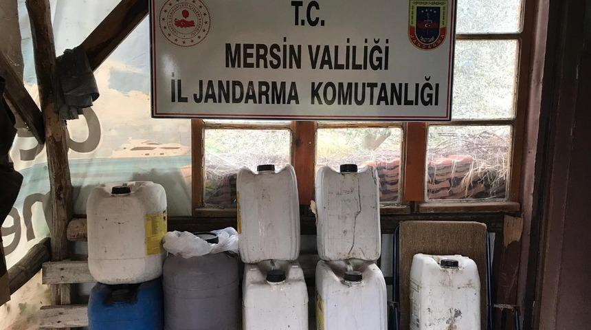 Mersin&rsquo;de 170 litre sahte i&ccedil;ki ele ge&ccedil;irildi