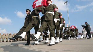 Havanlı saldırı şehidi 2 uzman çavuş, törenle uğurlandı