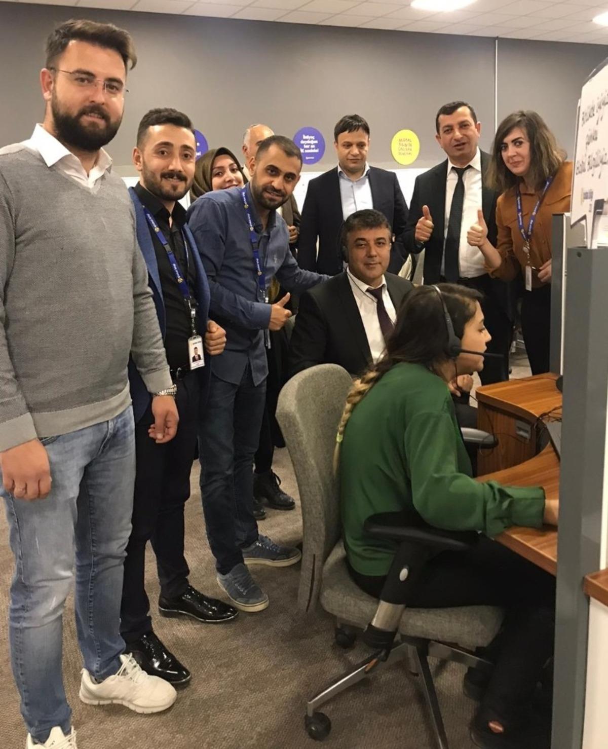 M&uuml;d&uuml;r S&uuml;nnet&ccedil;ioğlu&rsquo;ndan &ccedil;ağrı merkezine ziyaret