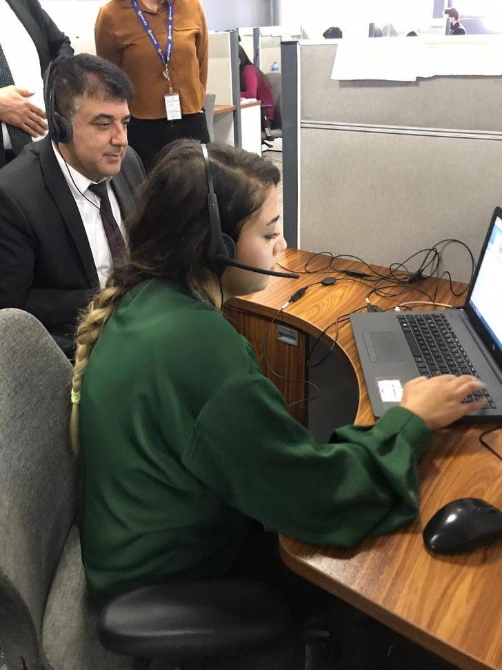 Müdür Sünnetçioğlu’ndan çağrı merkezine ziyaret G2