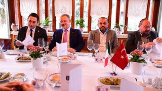 Başakşehir'den Romalı yöneticilere dostluk yemeği