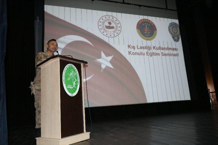 Kars’ta kış lastiği ve kış tedbirleri semineri G3