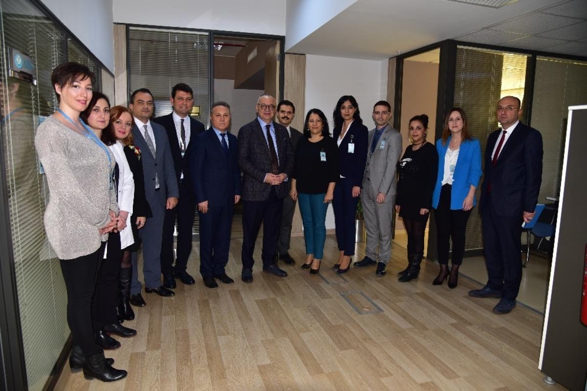 Başkan Erg&uuml;n&rsquo;e sağlık sunumu