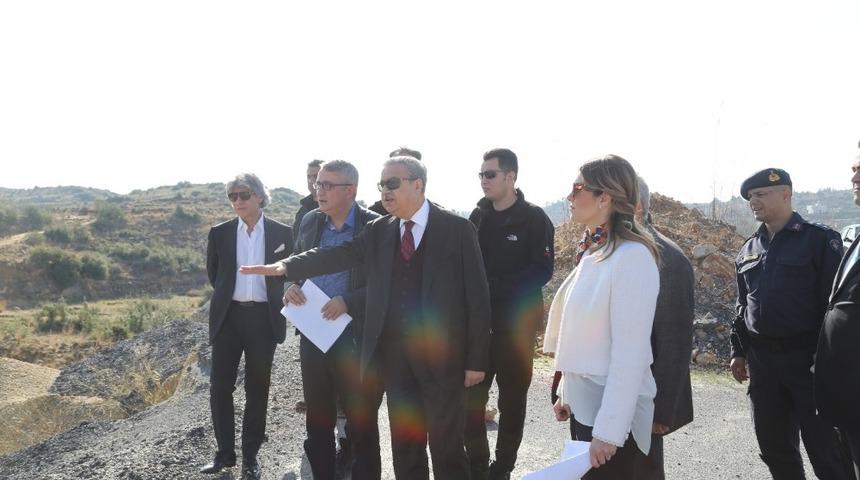 Vali Su, Tarımsal &Uuml;r&uuml;n İşleme İhtisas OSB sahasında incelemelerde bulundu