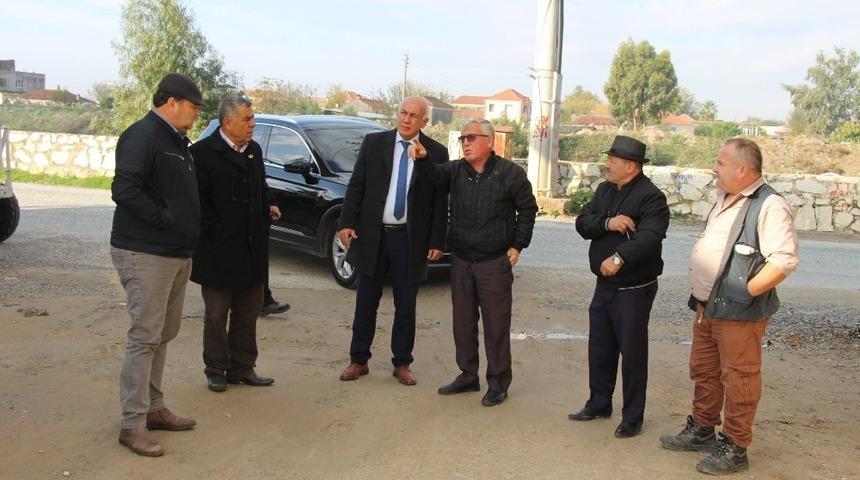 Başkan Tuncel ziyaretlerini Sarıkemer ve Ser&ccedil;in ile s&uuml;rd&uuml;rd&uuml;