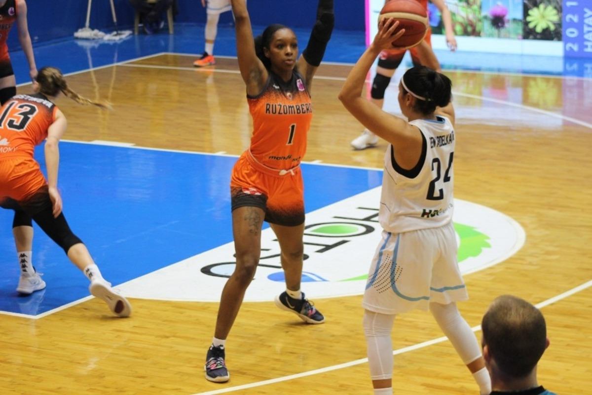 FIBA Kadınlar Avrupa Kupası: Hatay B&uuml;y&uuml;kşehir Belediyespor: 80 - Ruzomberok: 79