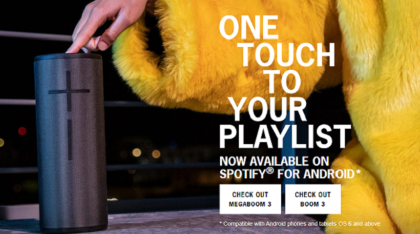 Ultimate Ears'dan Boom 3 ve Megaboom 3 Hoparlörlere Spotify Desteği!