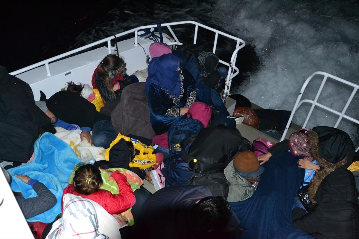 Aydın'da 111 d&uuml;zensiz g&ouml;&ccedil;men yakalandı