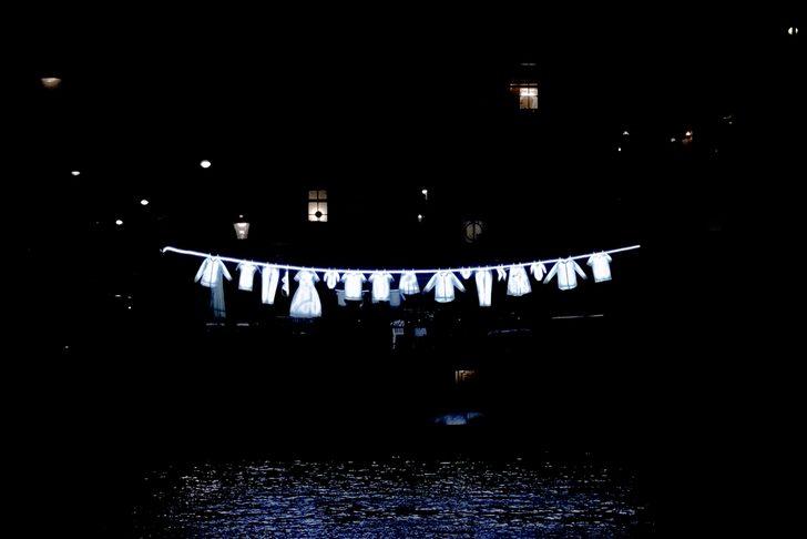 Amsterdam'da ışık sanat festivali G1