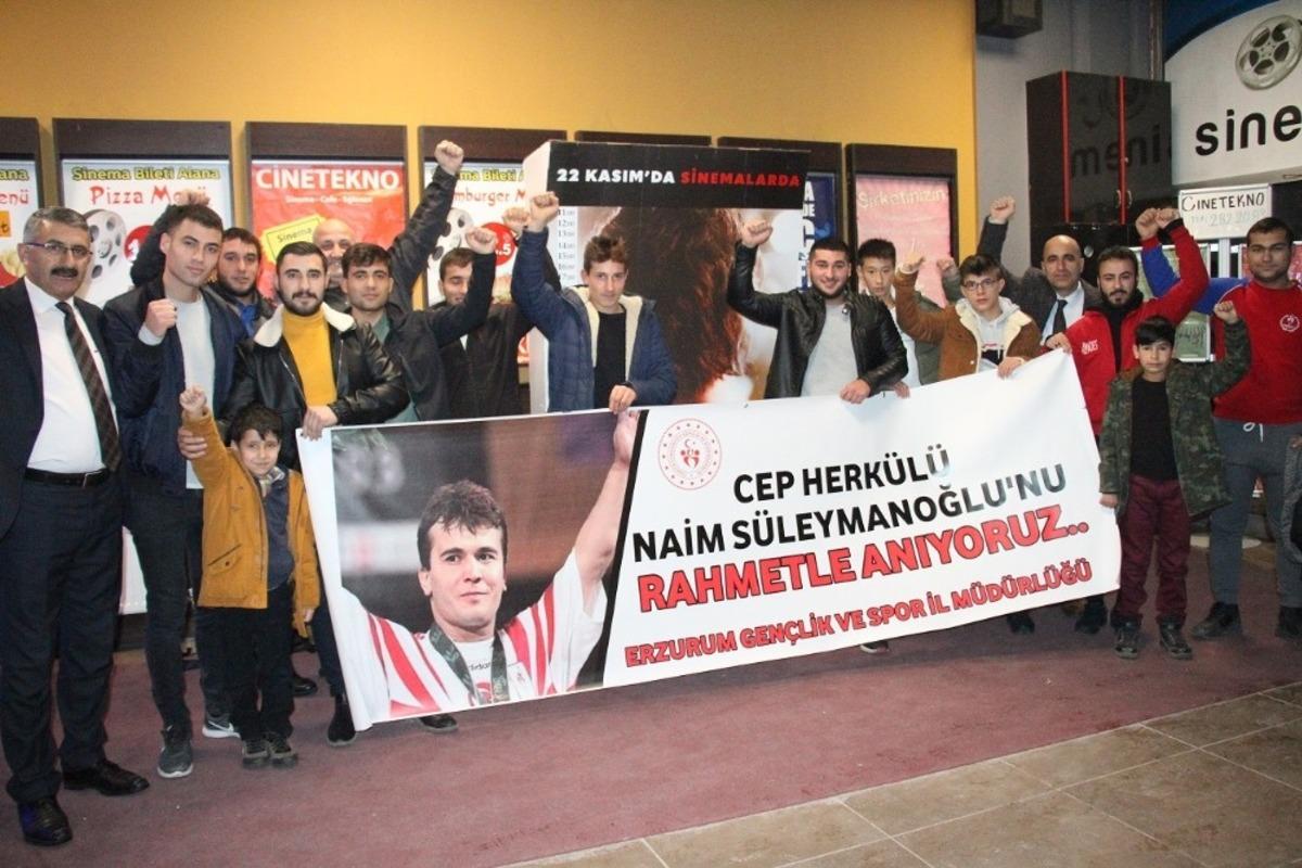 Erzurumlu sporcular Naim&rsquo;e koştu