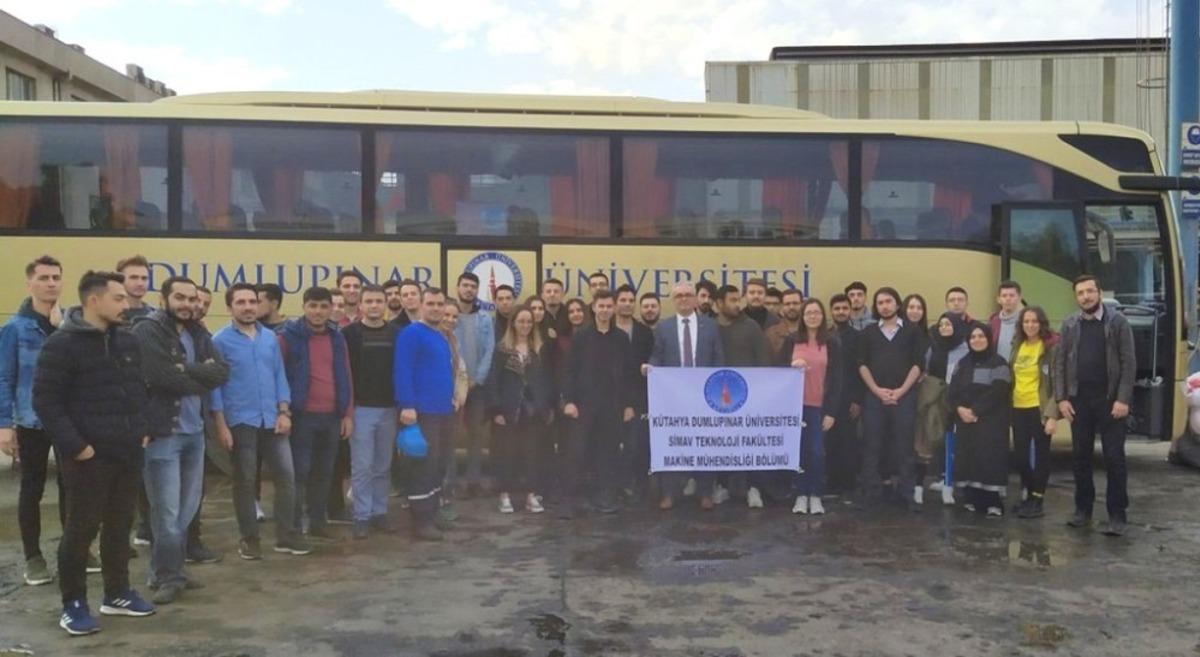 DP&Uuml; Simav Teknoloji Fak&uuml;ltesi&rsquo;nden İzmir&rsquo;e teknik gezi