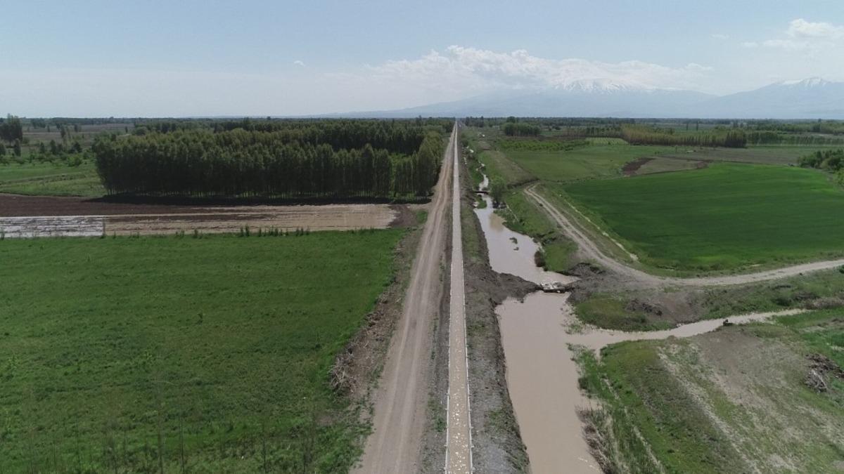 Iğdır&rsquo;da 352 bin 860 dekar tarım arazisi sulandı