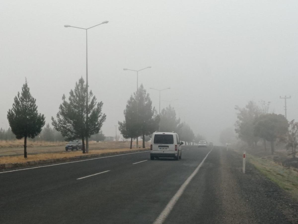 Diyarbakır g&uuml;ne sisle uyandı