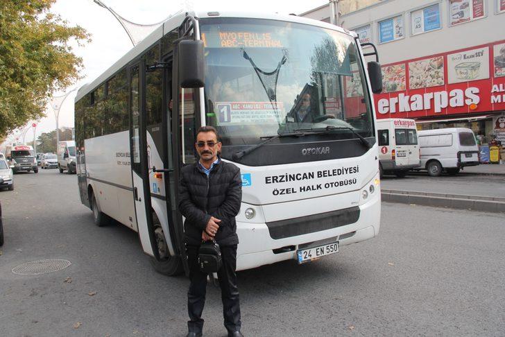 Erzincan'da Özel Halk Otobüsü şoförü bebeğin hayatını kurtardı G2