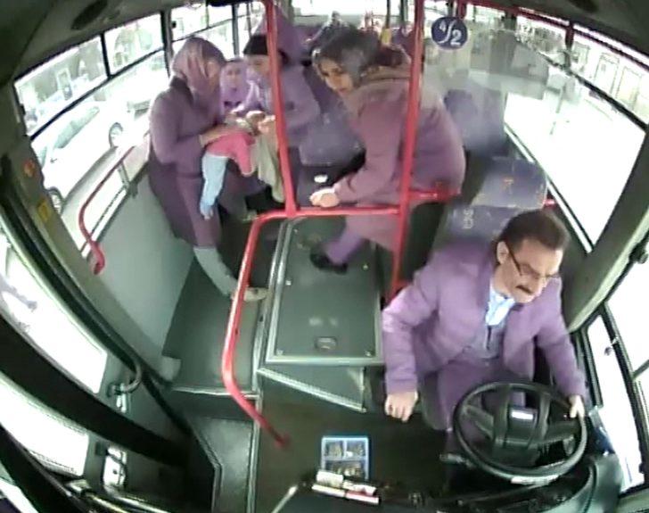 Erzincan'da Özel Halk Otobüsü şoförü bebeğin hayatını kurtardı G3