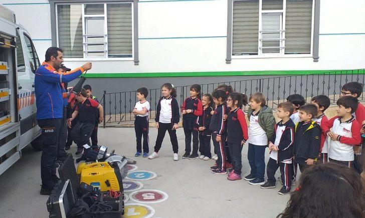 AFAD’tan minik öğrencilere ’Afet Farkındalığı’ eğitimi G4